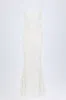 Embellished Fishtail Corset Gown in White sold by Oh Polly