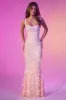 Embellished Fishtail Corset Gown in Pink sold by Oh Polly