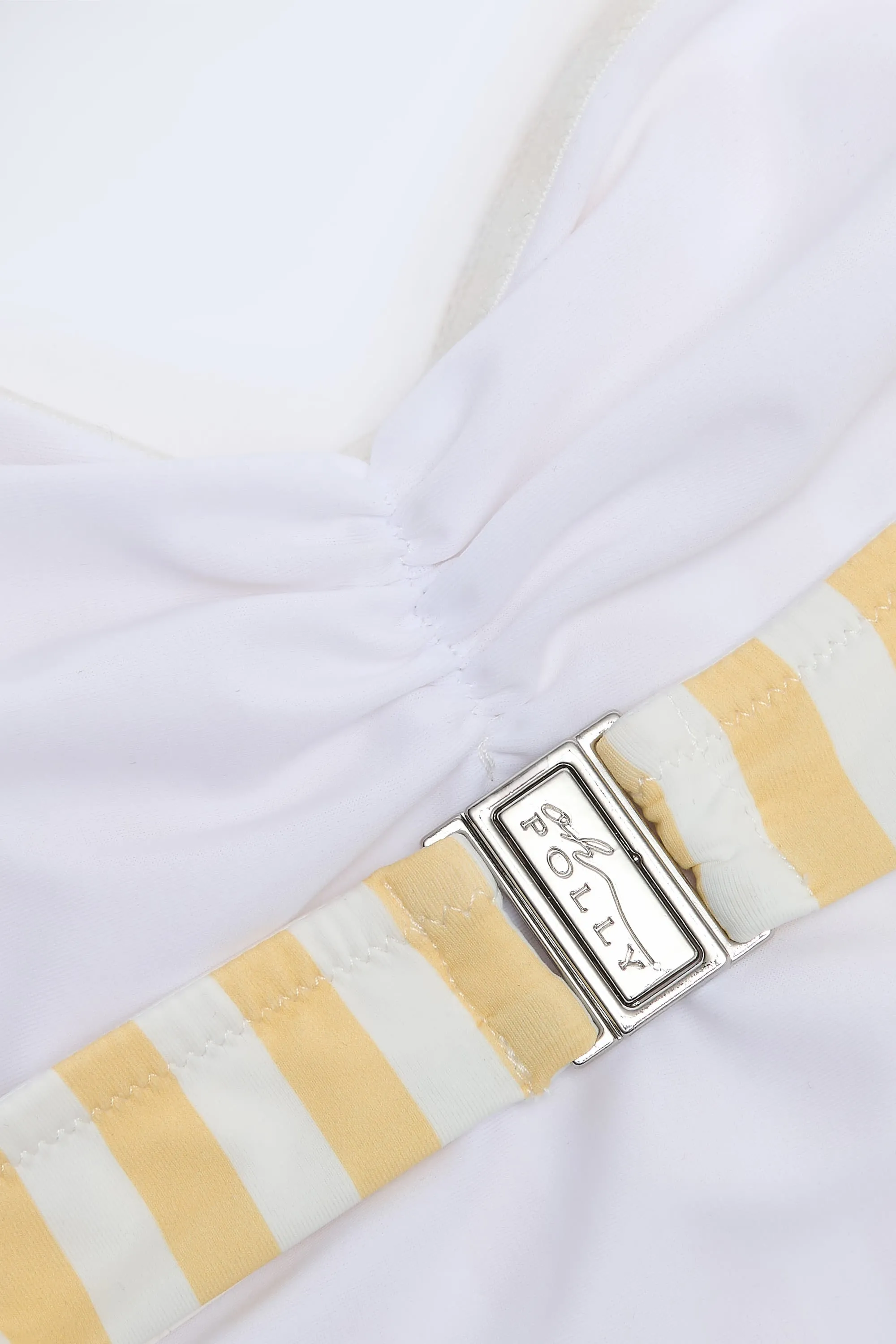 Cut-Out Halterneck Swimsuit in Lemon sold by Oh Polly product image thumbnail 5