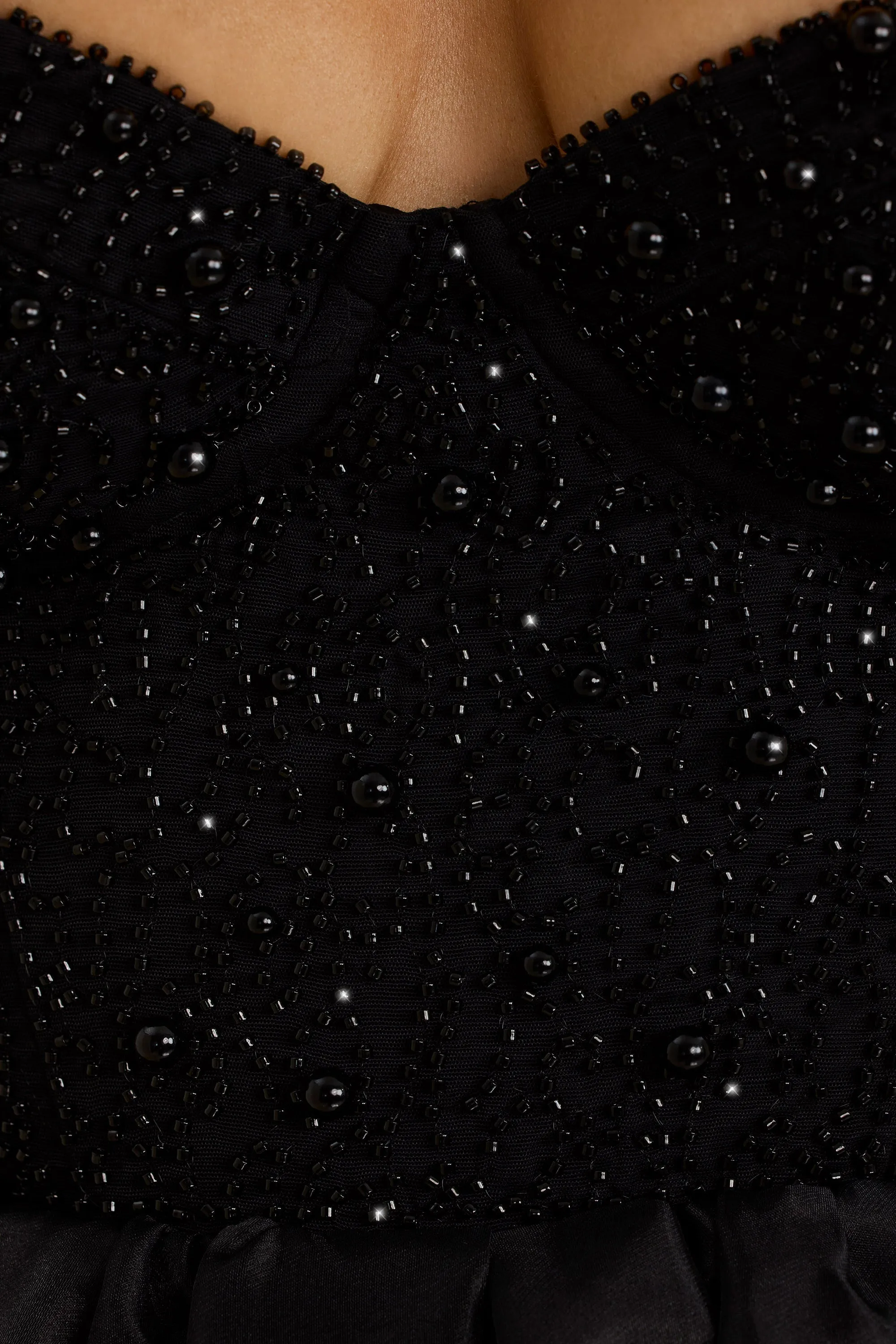 Embellished Corset Gown in Black sold by Oh Polly product image thumbnail 5