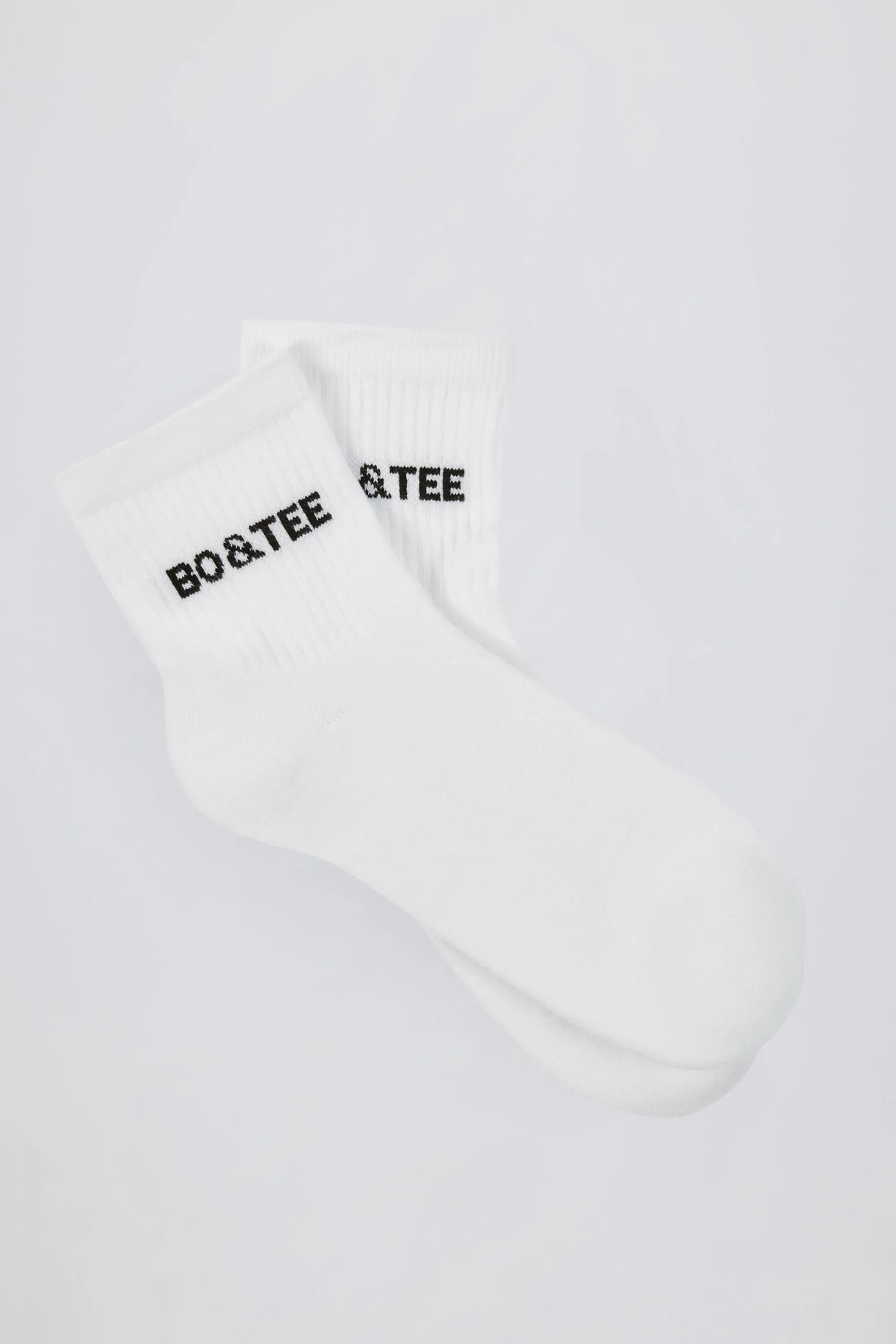 Ribbed Half-Crew Sock Bundle in White sold by Oh Polly product image thumbnail 3