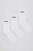 Ribbed Crew Sock Bundle in White sold by Oh Polly
