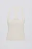 Soft Active Racerback Tank Top in Cream sold by Oh Polly