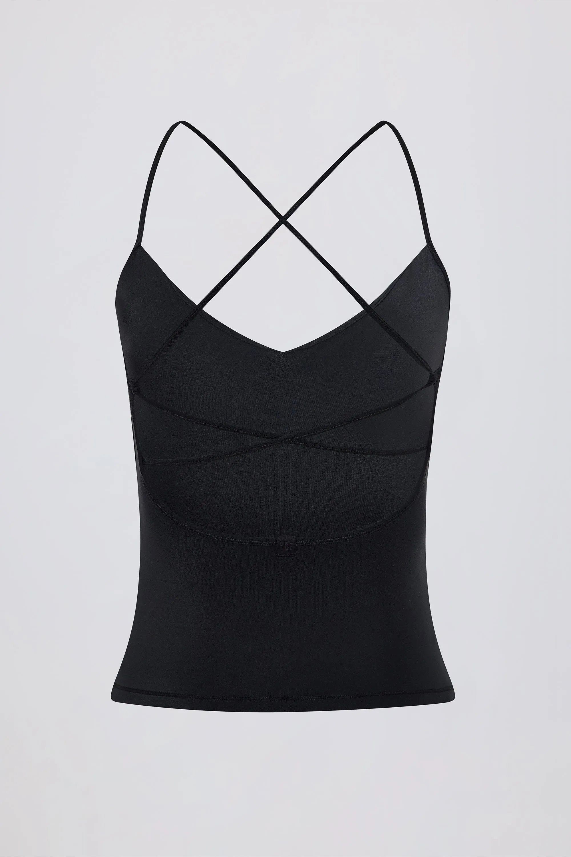 Cross-Back Tank Top in Black sold by Oh Polly product image thumbnail 5