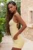 Cross-Back Tank Top in Lemon sold by Oh Polly
