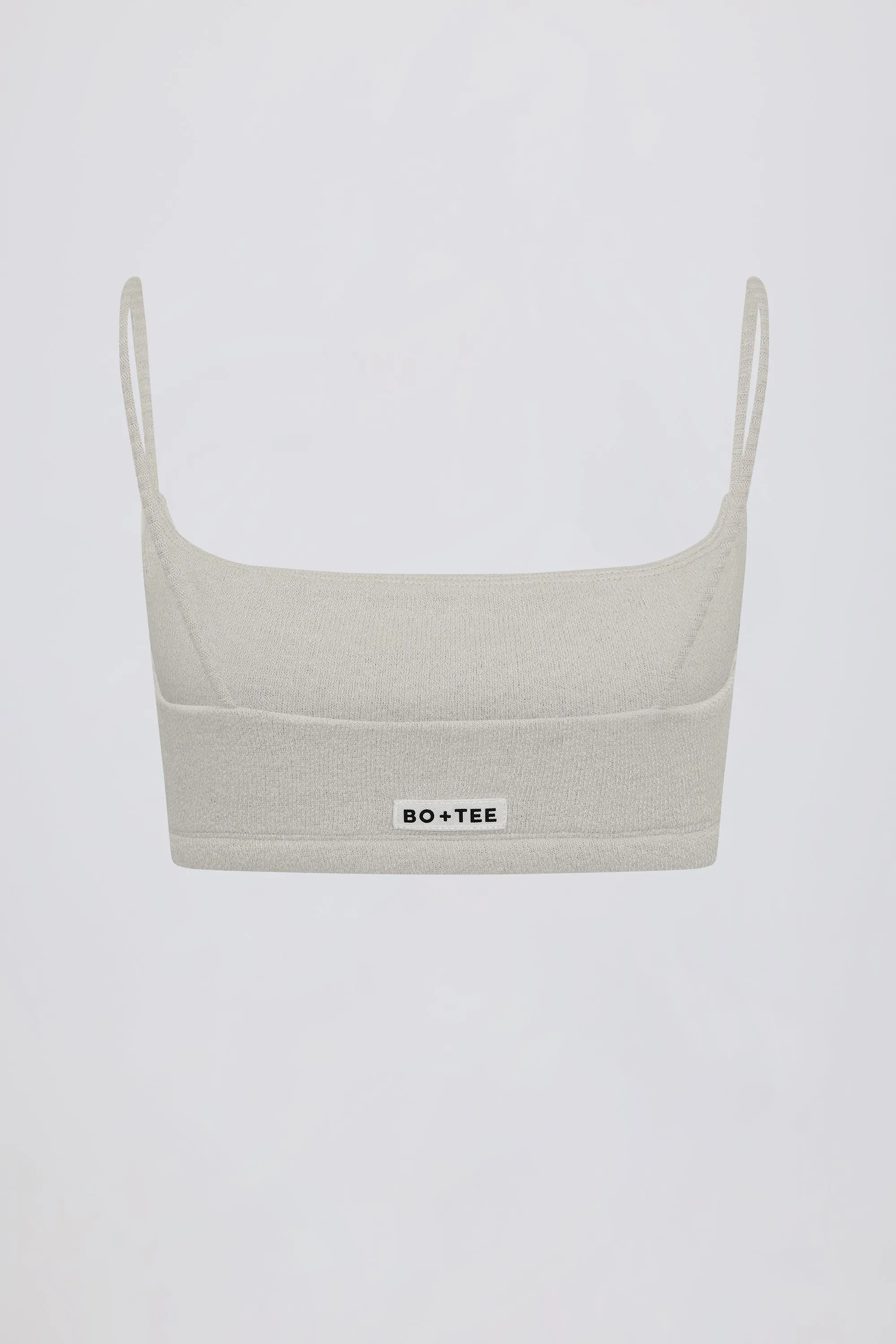 Square-Neck Bralette in Light Grey sold by Oh Polly product image thumbnail 5