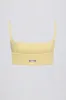 Square-Neck Bralette in Lemon sold by Oh Polly