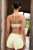Square-Neck Bralette in Lemon sold by Oh Polly