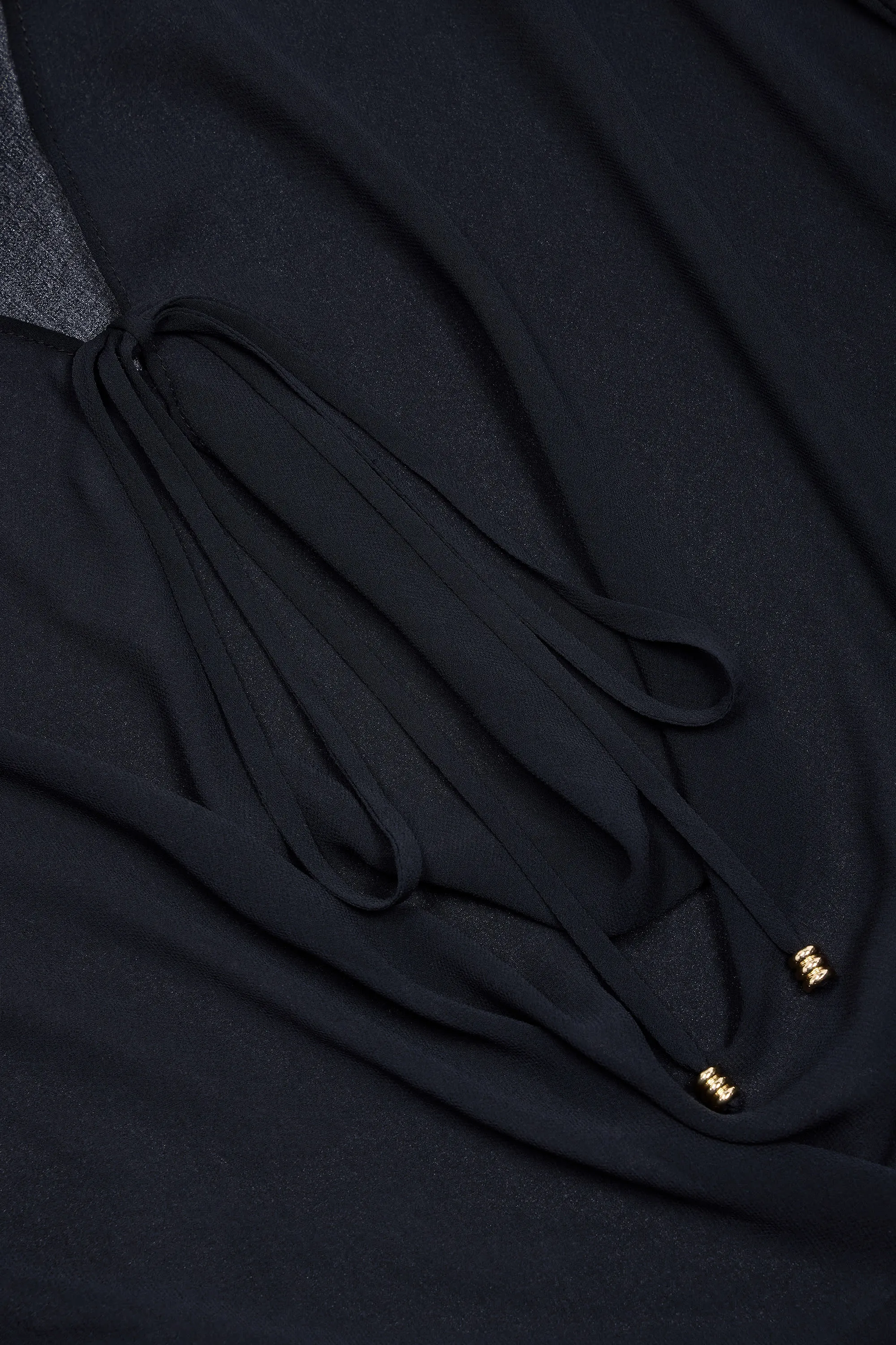 Cowl-Neck Mini Dress in Black sold by Oh Polly product image thumbnail 5