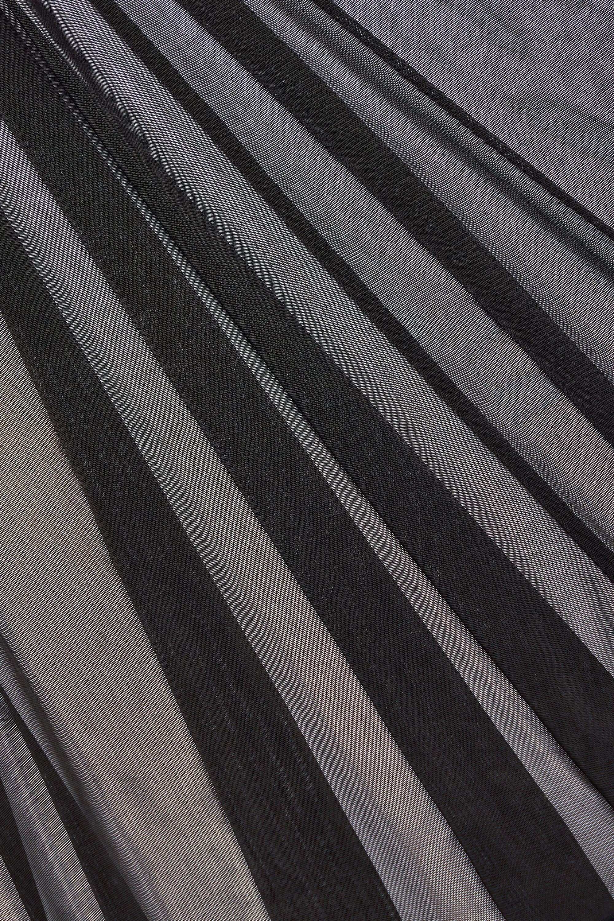 Ruched Hardware-Detail Fishtail Maxi Skirt in Black sold by Oh Polly product image thumbnail 5