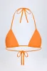 Triangle Bikini Top in Orange Tropical Hotfix sold by Oh Polly