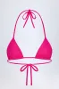 Triangle Bikini Top in Pink Tropical Hotfix sold by Oh Polly