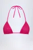 Triangle Bikini Top in Pink Tropical Hotfix sold by Oh Polly