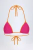 Triangle Bikini Top in Fuchsia Pink sold by Oh Polly