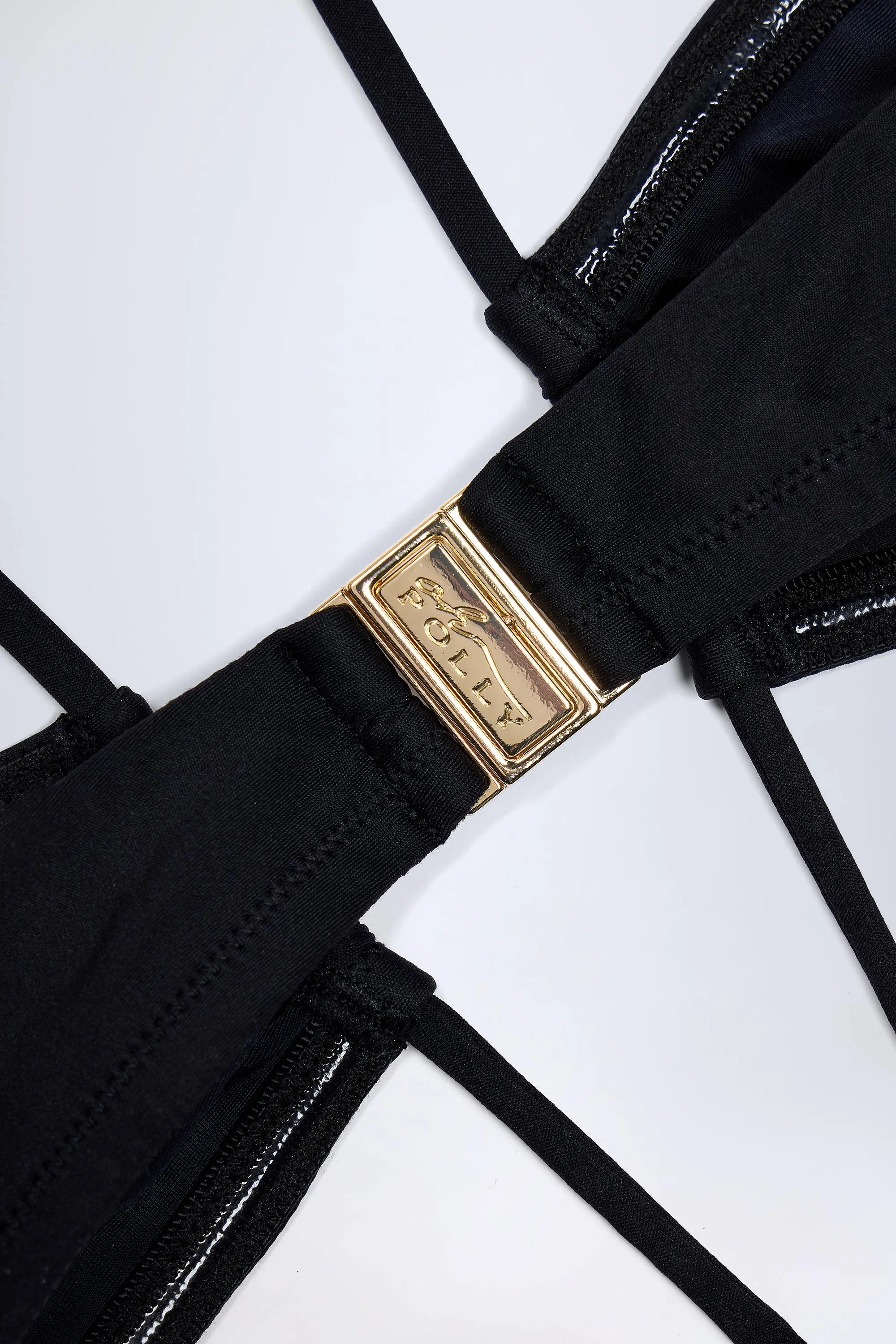 Cut-Out Halterneck Swimsuit in Black sold by Oh Polly product image thumbnail 4