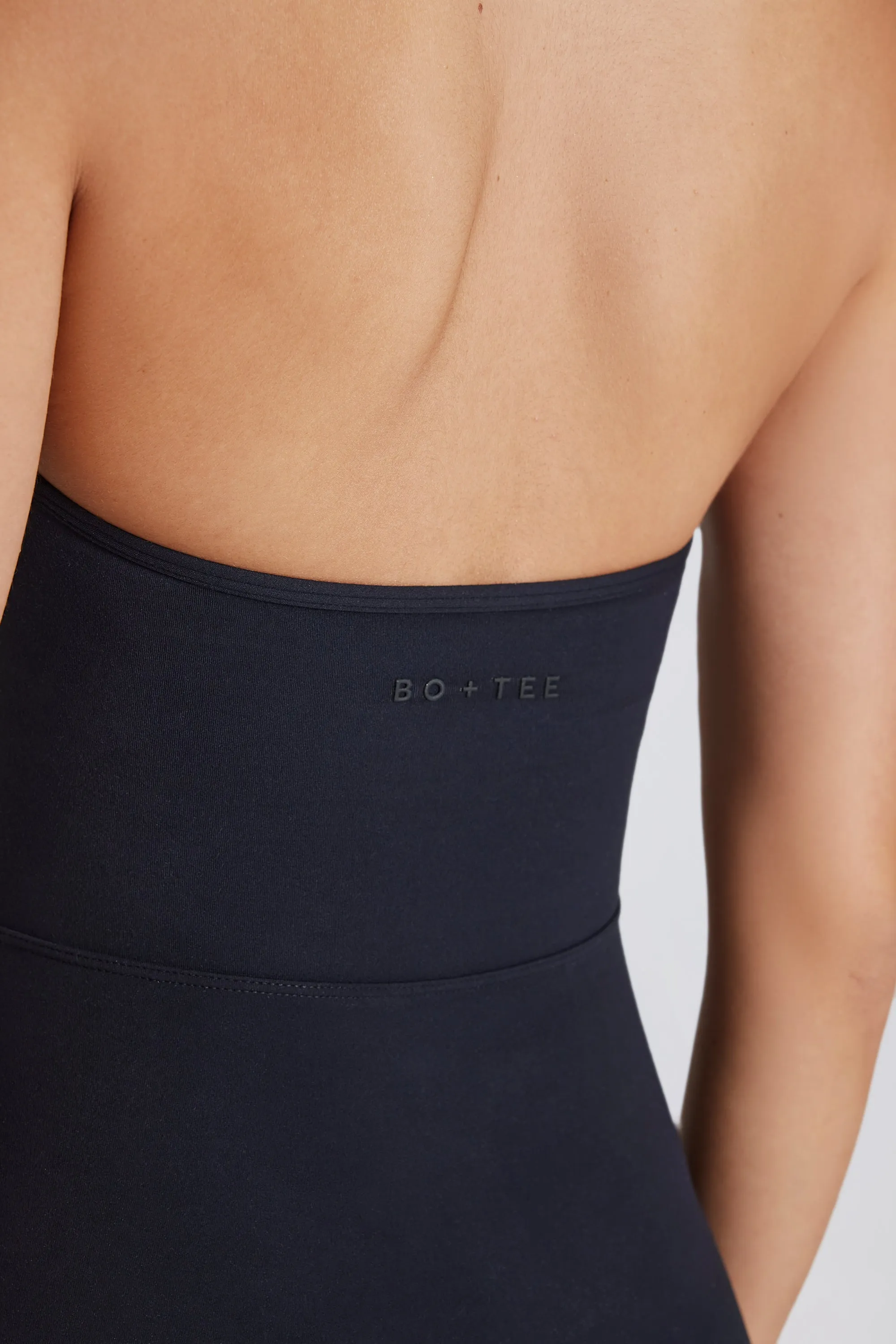 Soft Active Halterneck Unitard in Black sold by Oh Polly product image thumbnail 4