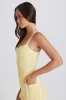 Soft Active Cross-Back Tank Top in Lemon sold by Oh Polly