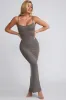 Modal Scoop-Neck Maxi Dress in Grey sold by Oh Polly