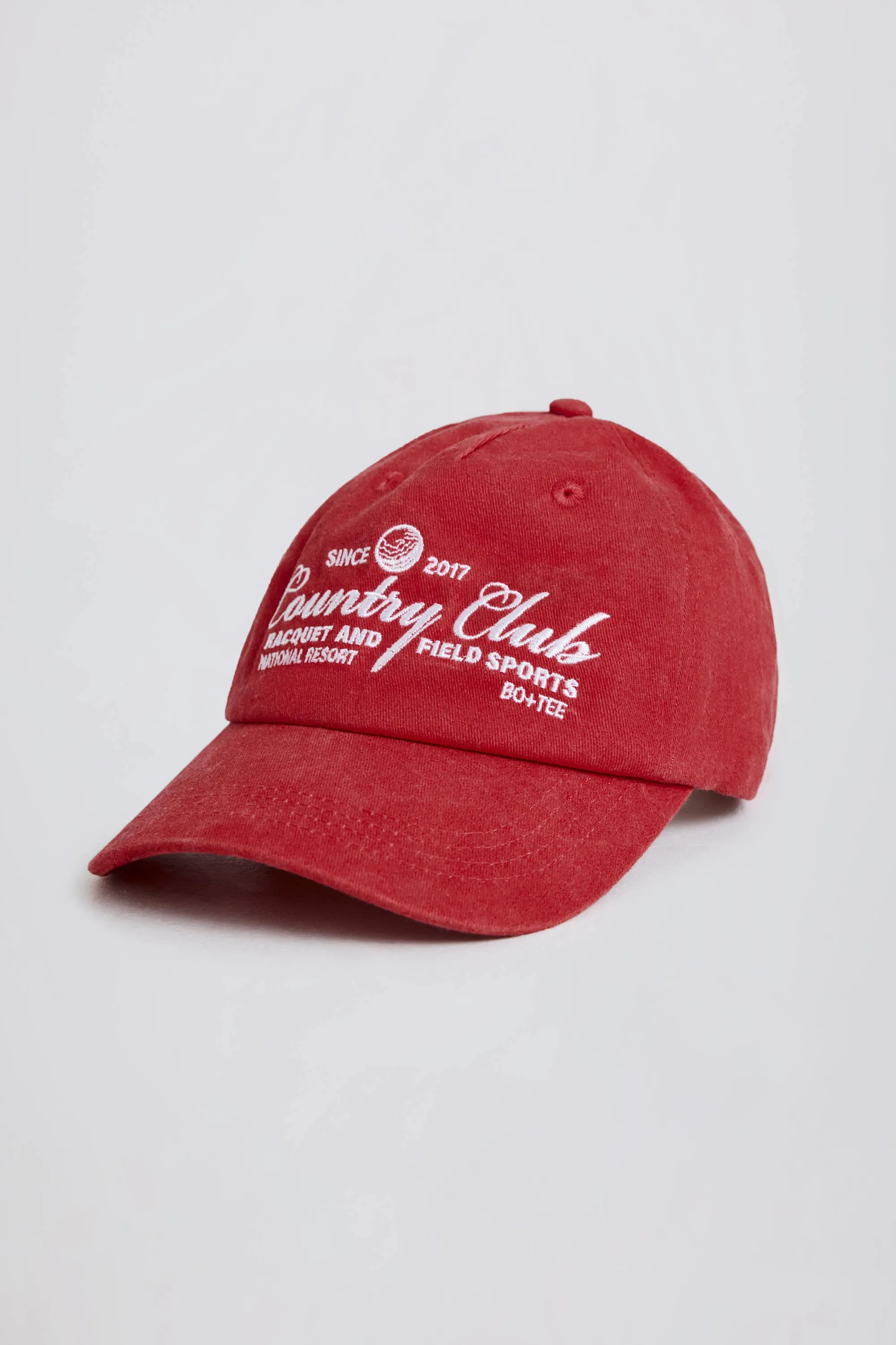 Baseball Cap in Dark Red sold by Oh Polly