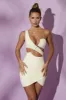 One Shoulder Cut Out Mini Dress in White sold by Oh Polly