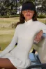 Soft Active Zip-Up Jacket in Ivory sold by Oh Polly