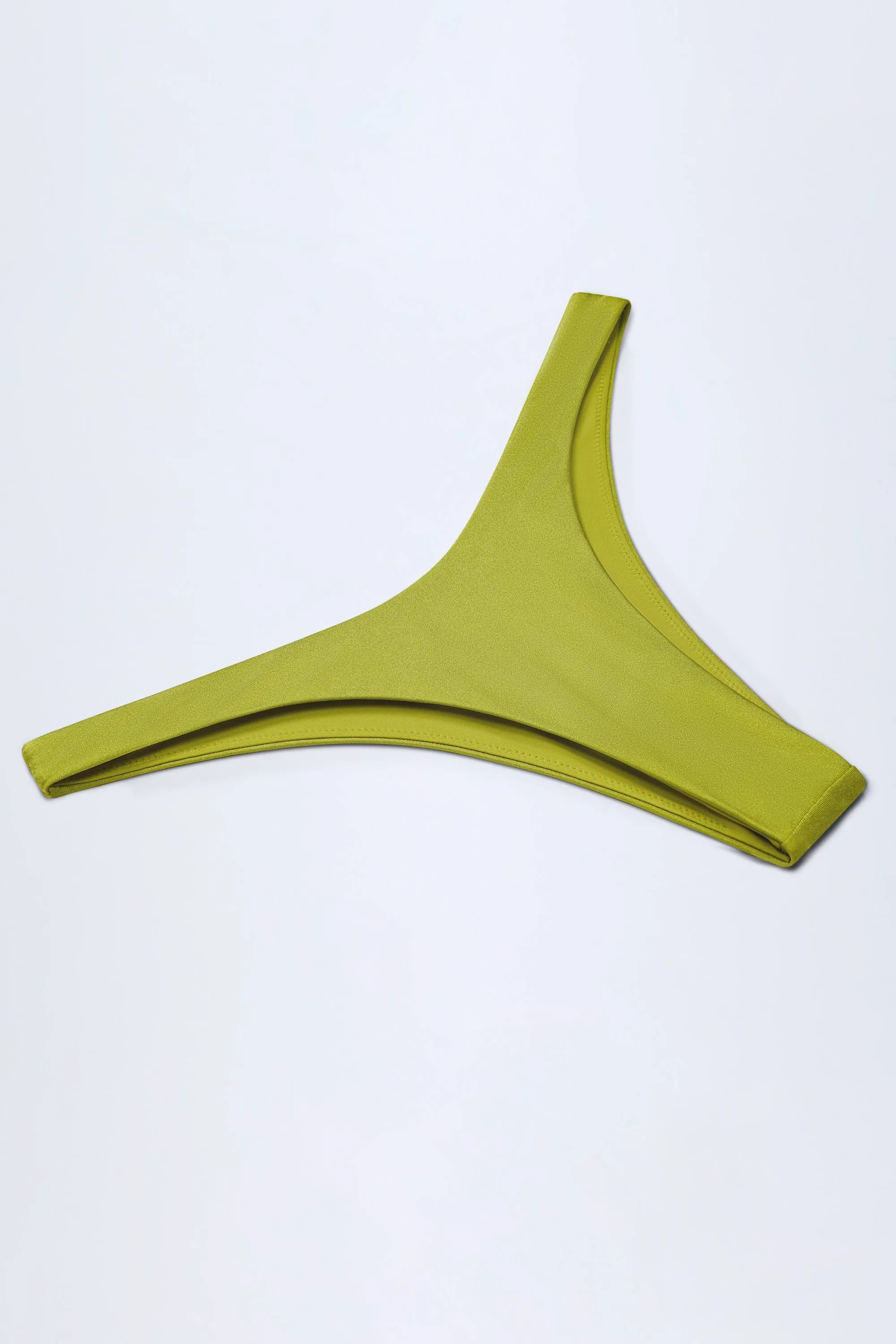 High-Leg Cheeky Bikini Bottoms in Olive Green sold by Oh Polly product image thumbnail 5