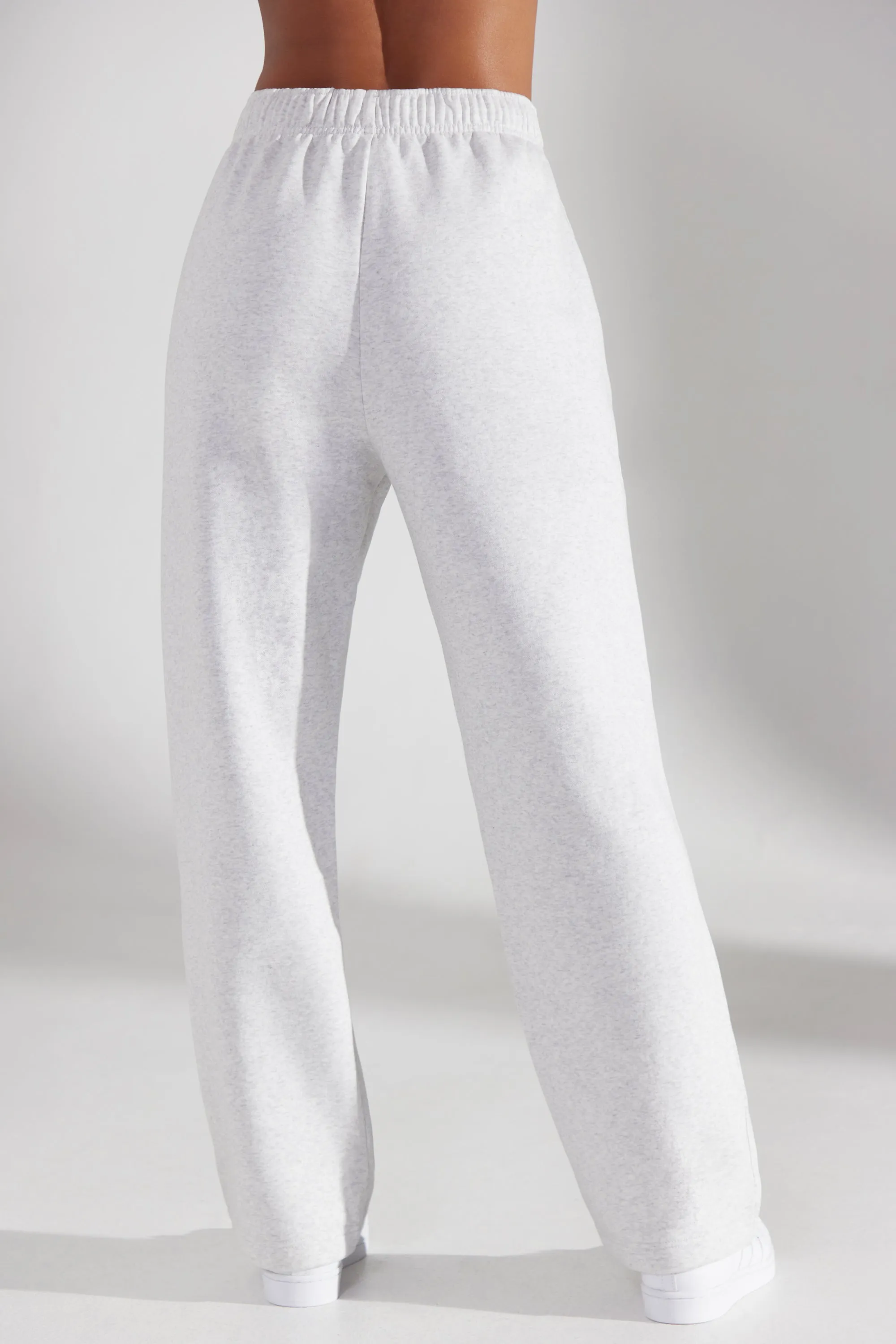 Wide Leg Joggers in Heather Grey sold by Oh Polly product image thumbnail 2