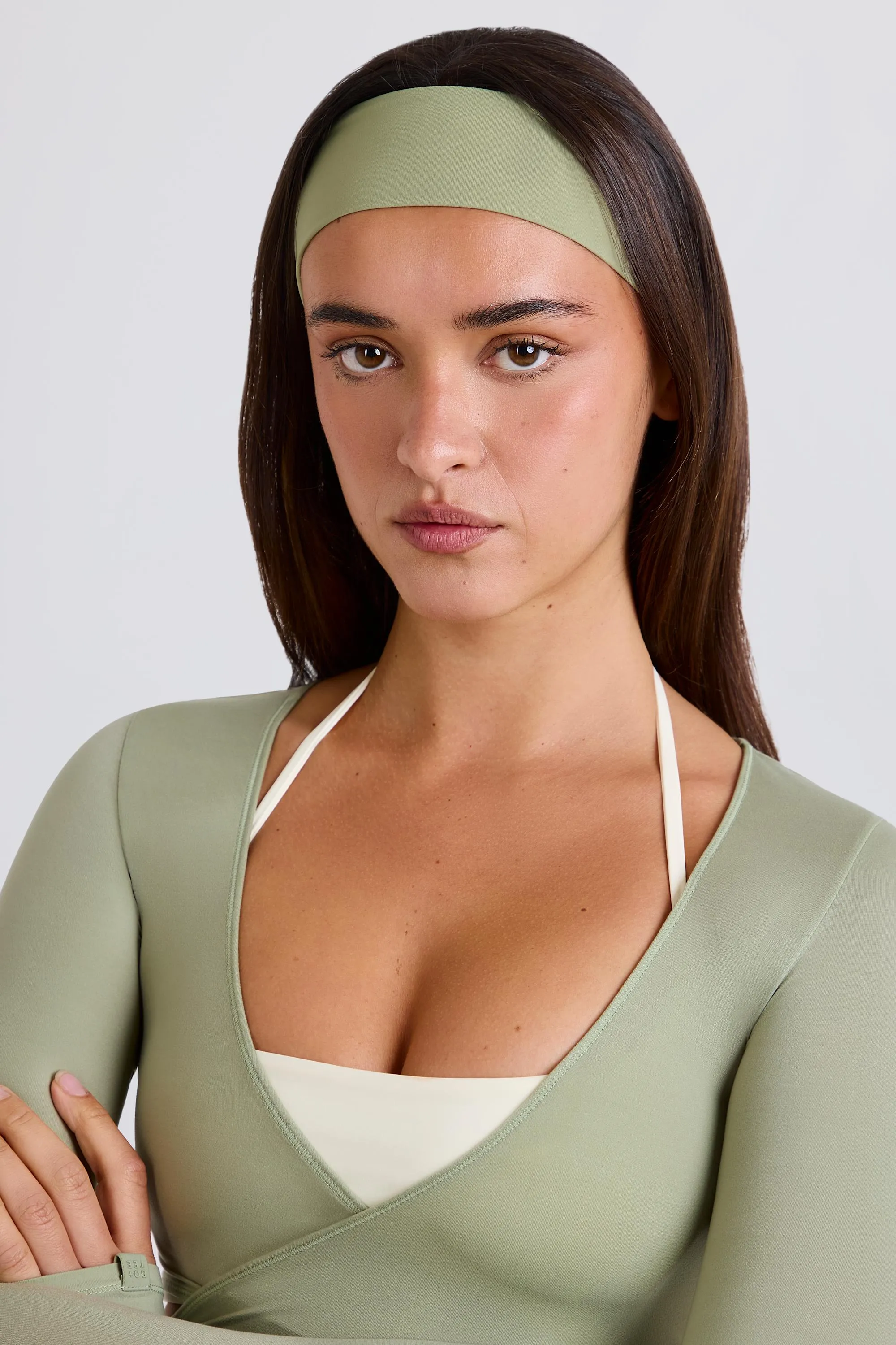 Stretch Headband in Matcha sold by Oh Polly