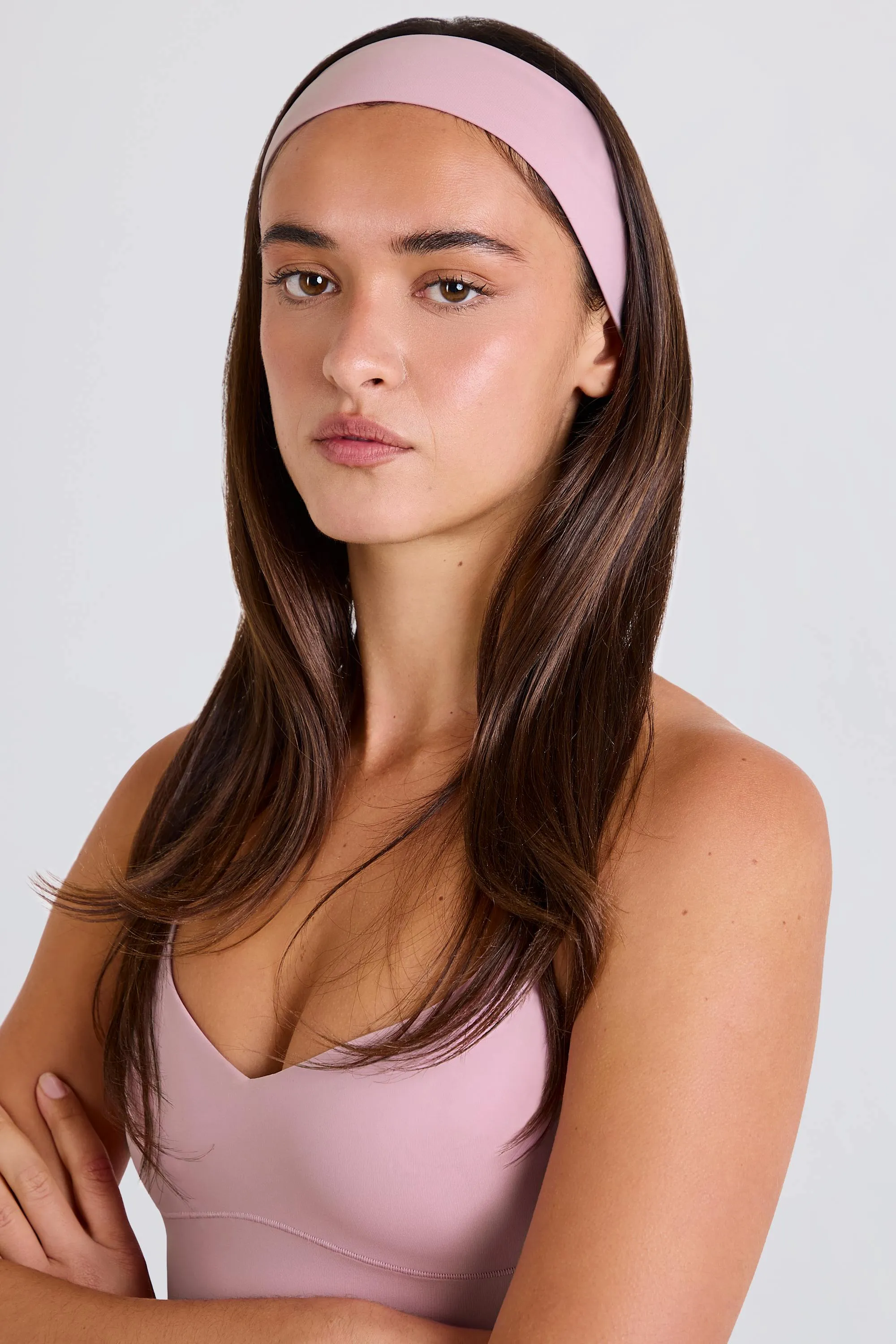 Stretch Headband in Mauve sold by Oh Polly