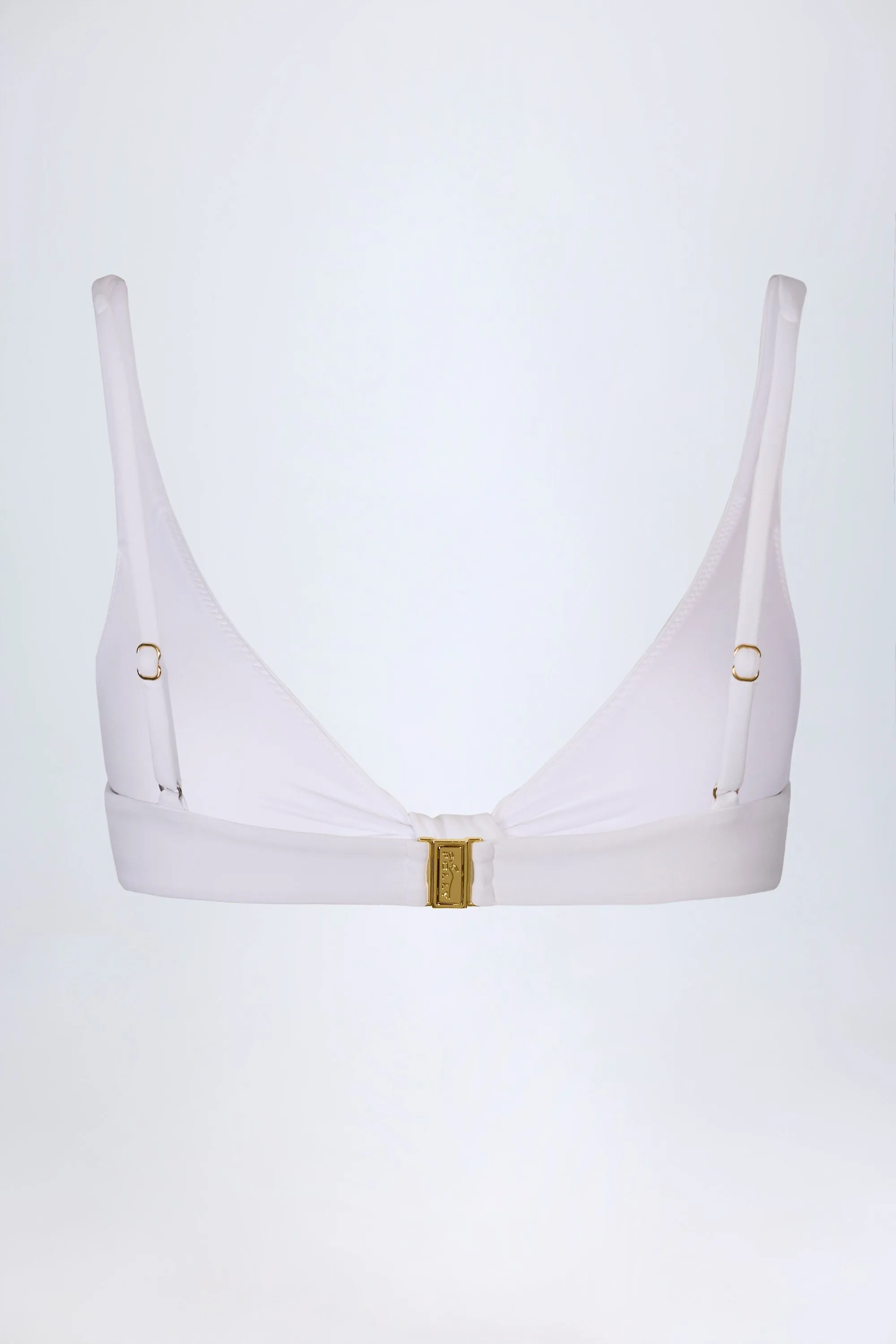 Knot-Detail Bikini Top in White sold by Oh Polly product image thumbnail 4