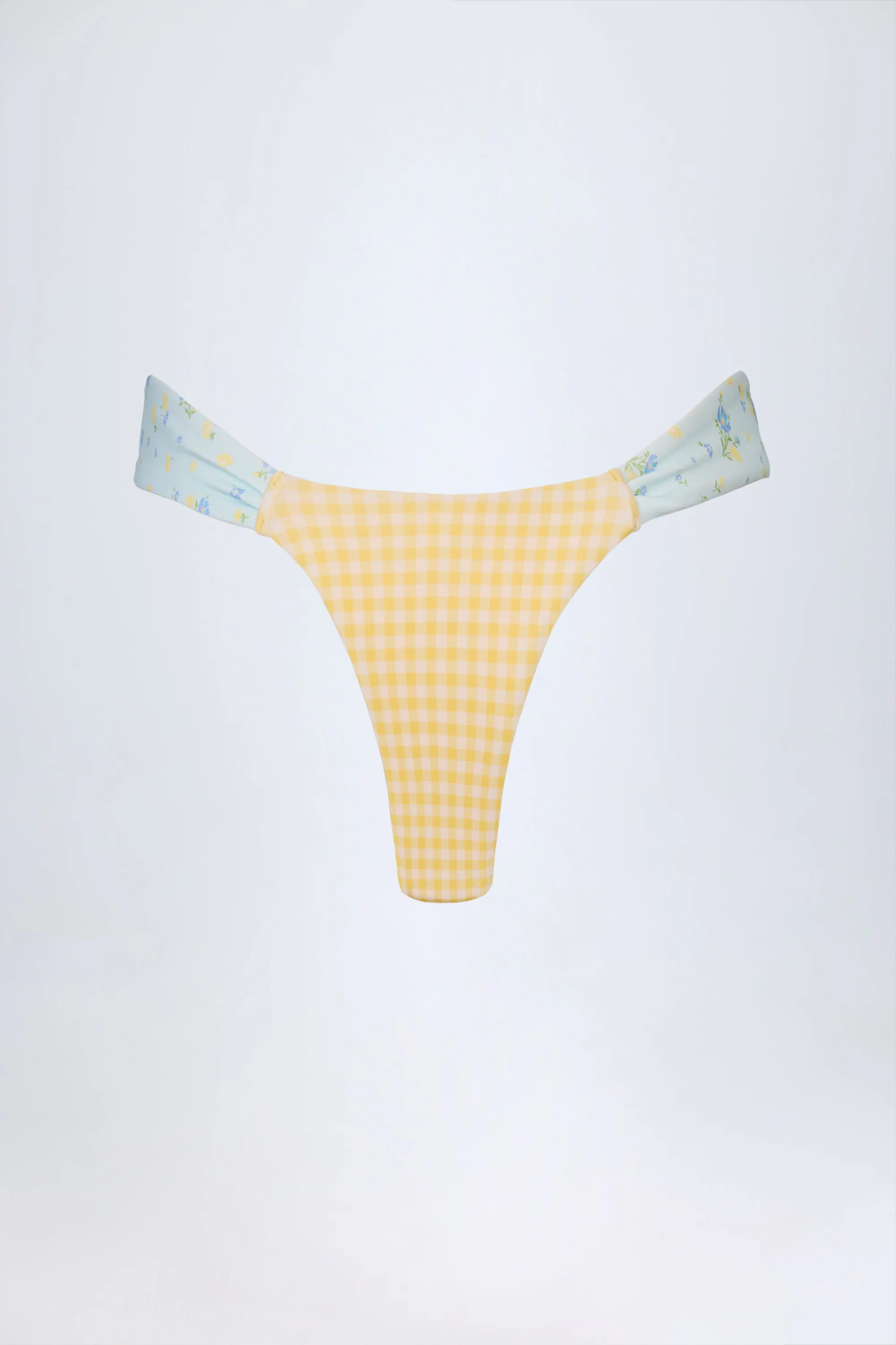 Cheeky Bikini Bottoms in Yellow Gingham sold by Oh Polly product image thumbnail 5