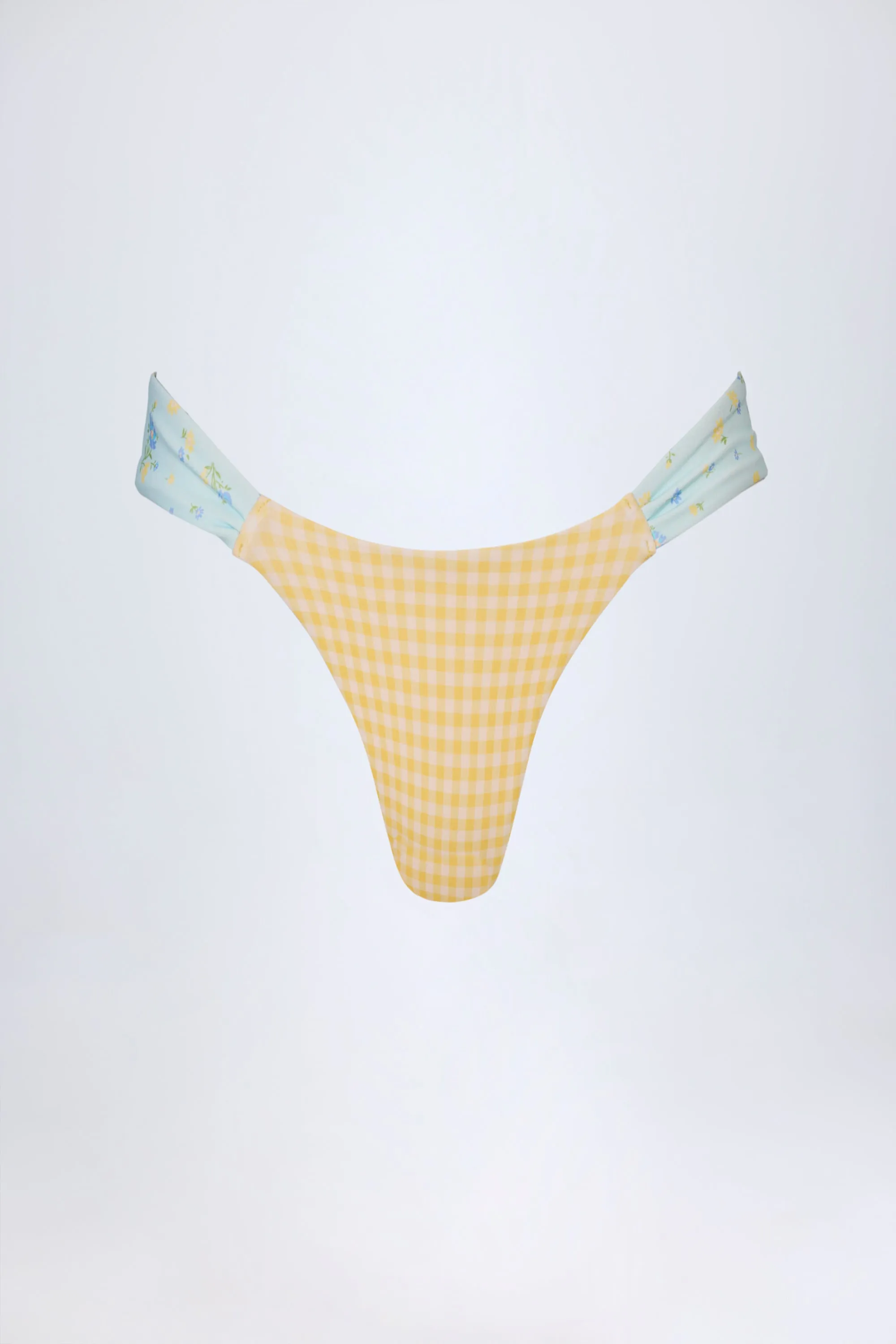 Cheeky Bikini Bottoms in Yellow Gingham sold by Oh Polly product image thumbnail 4