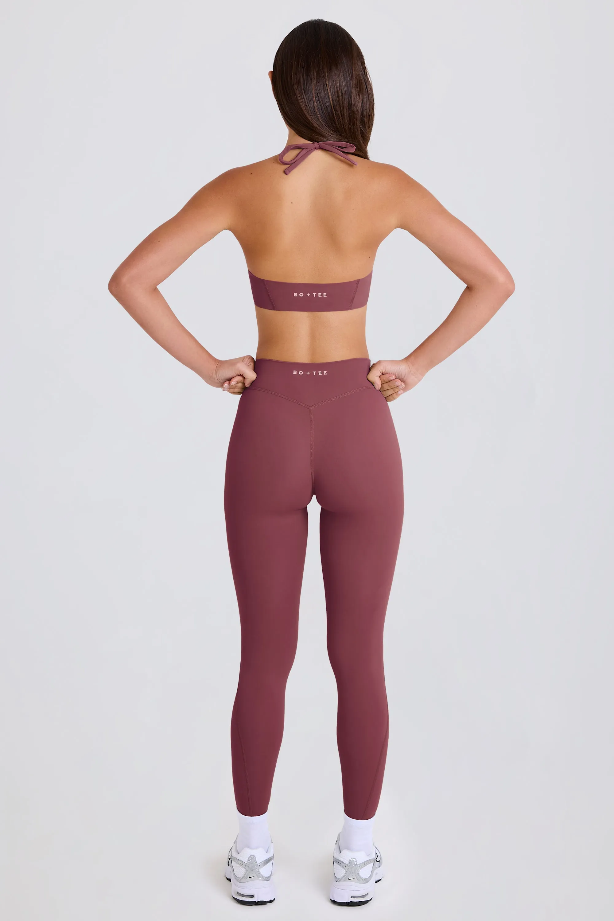 High-Waist Leggings in Acai sold by Oh Polly product image thumbnail 4
