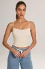 Modal Scoop-Neck Tank Top in Ivory sold by Oh Polly