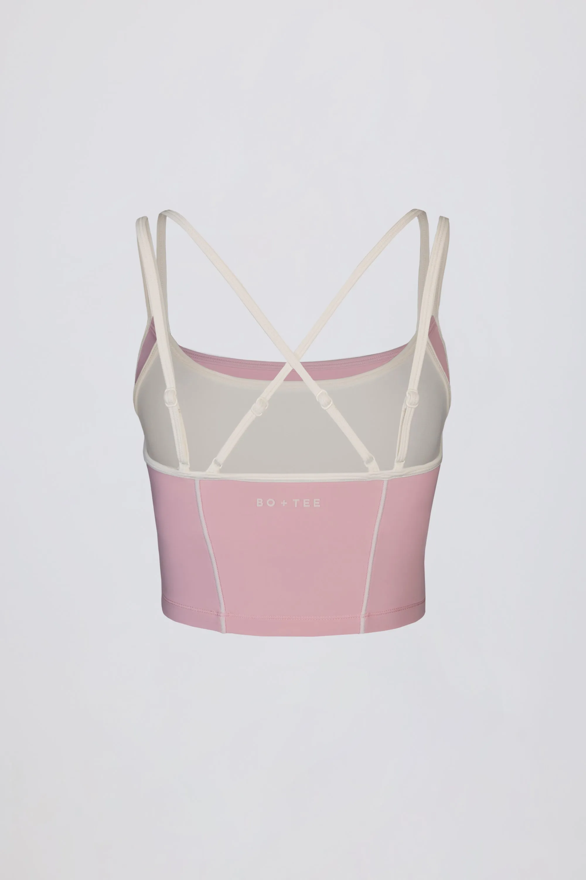 Soft Active Layered Tank Top in Powder Pink sold by Oh Polly product image thumbnail 5