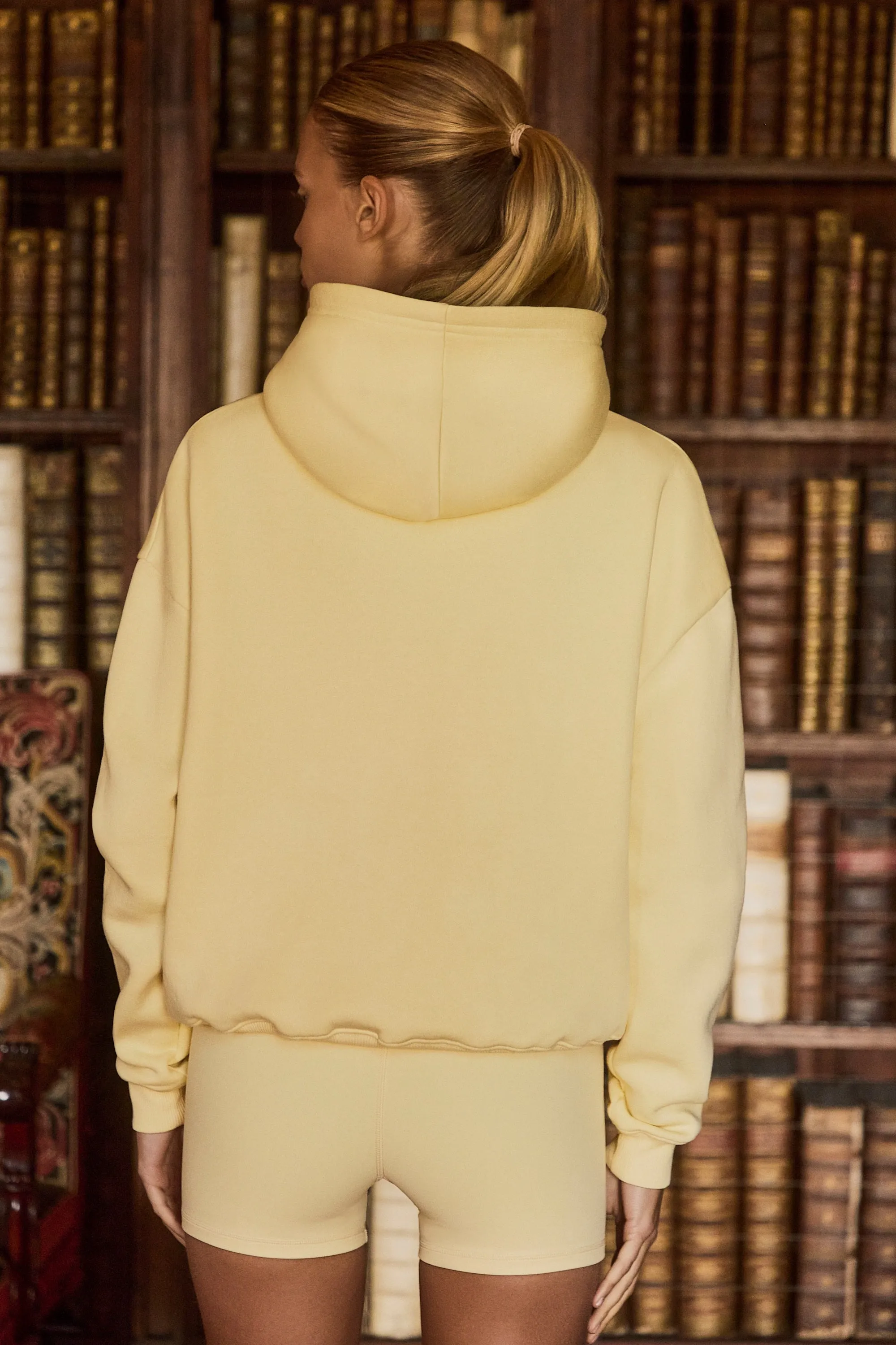 Appliqué Oversized Hoodie in Soft Yellow sold by Oh Polly product image thumbnail 3