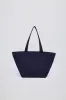 Oversized Tote Bag in Classic Navy sold by Oh Polly