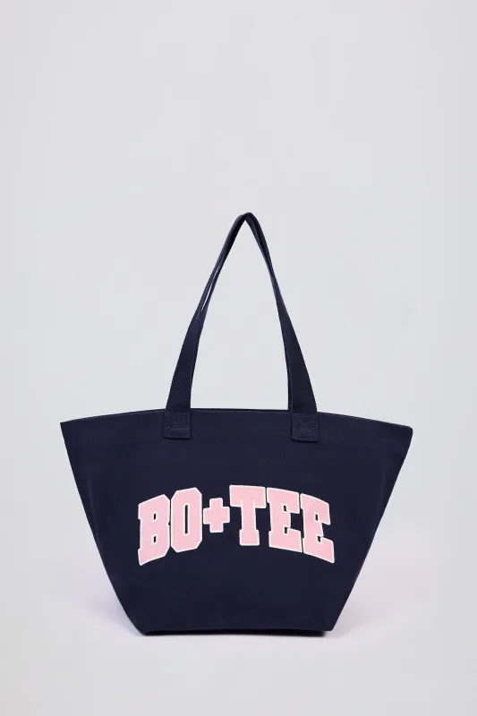 Oversized Tote Bag in Classic Navy sold by Oh Polly