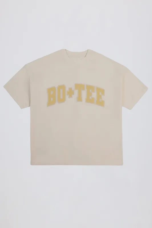 Oversized Cotton-Jersey T-Shirt in White sold by Oh Polly