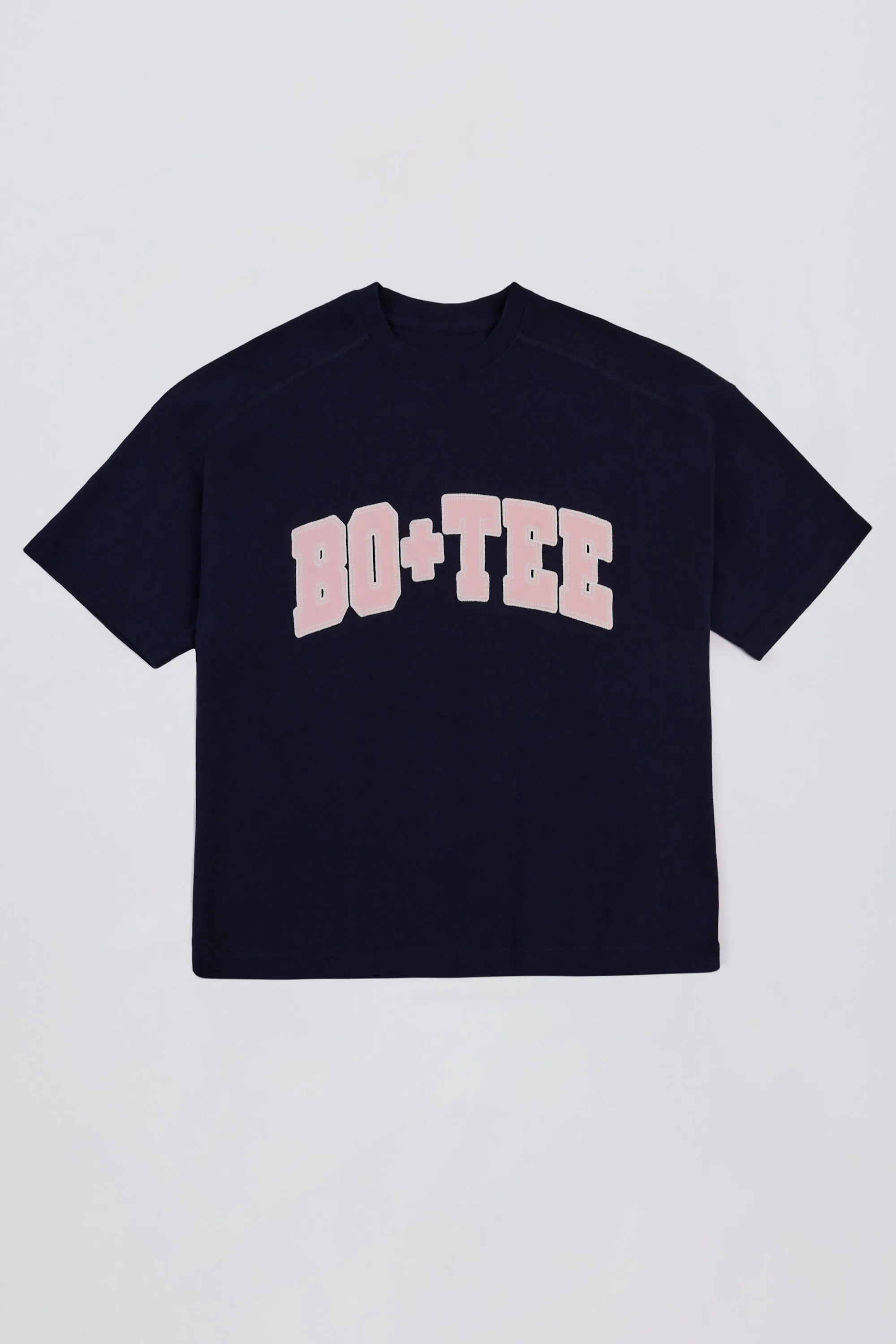 Oversized Cotton-Jersey T-Shirt in Classic Navy sold by Oh Polly