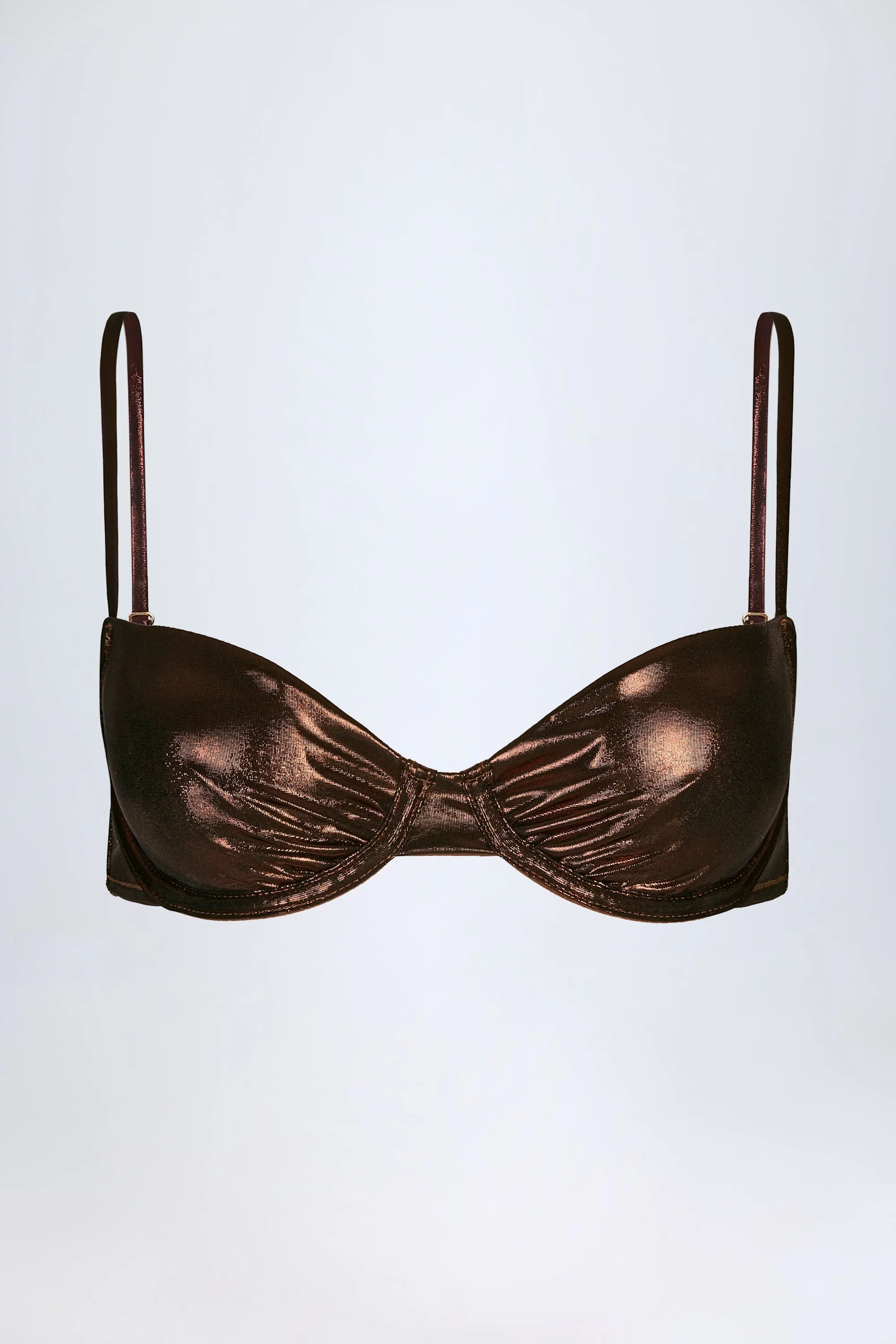Underwired Bikini Top in Bronze sold by Oh Polly product image thumbnail 4
