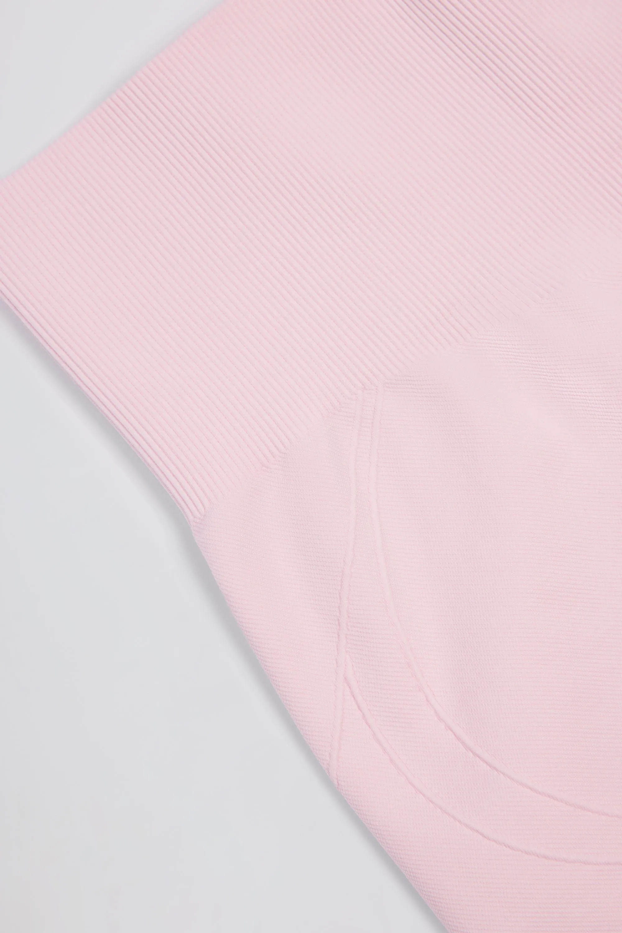 Super Sculpt Seamless Mini Shorts in Powder Pink sold by Oh Polly product image thumbnail 5