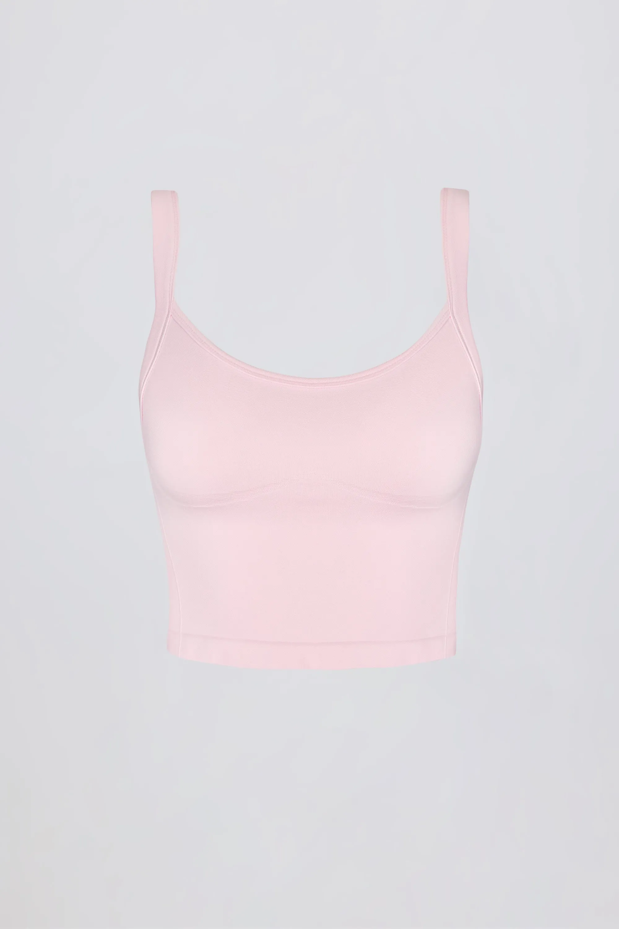Super Sculpt Seamless Longline Camisole Top in Powder Pink sold by Oh Polly