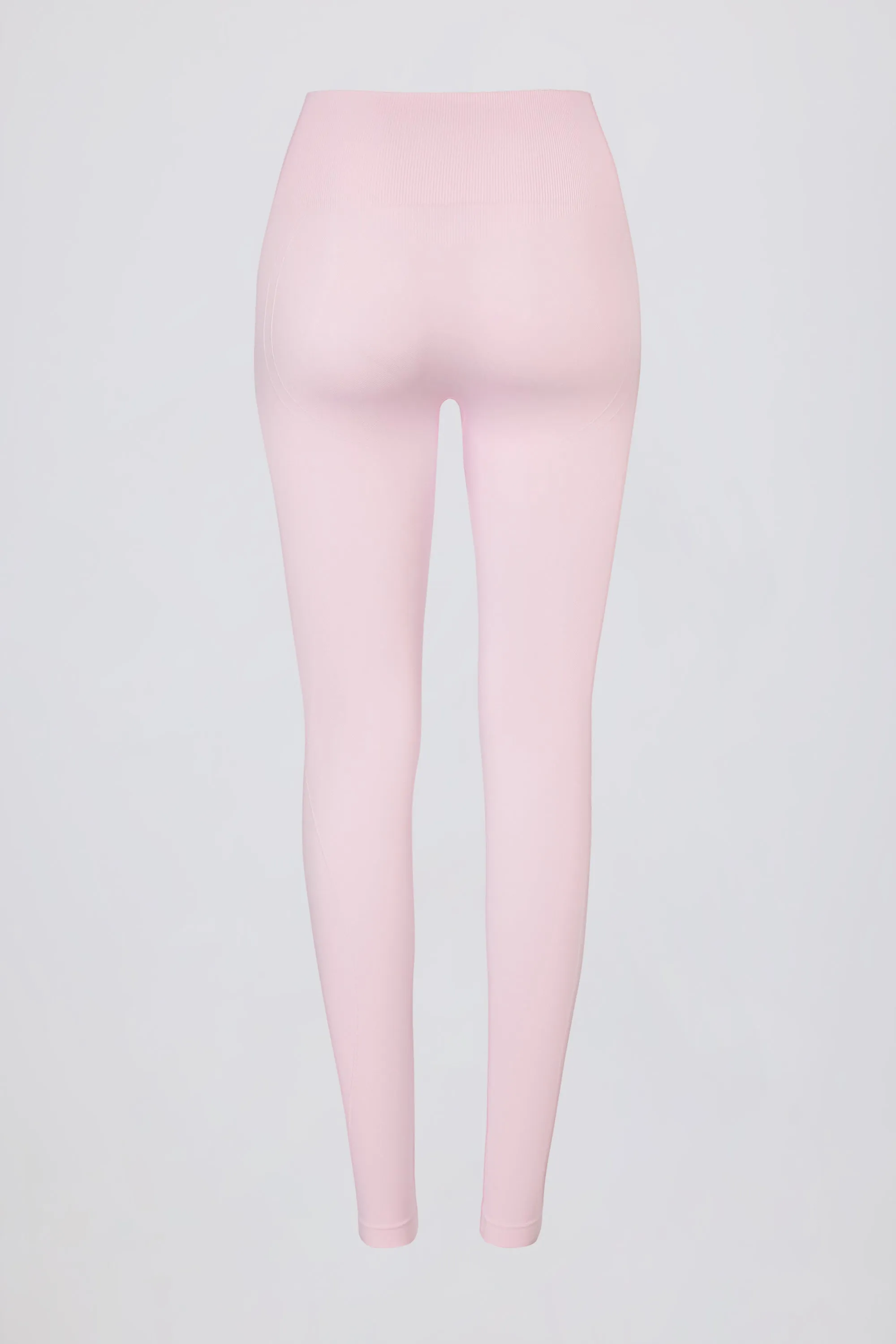 Super Sculpt Seamless High-Waist Leggings in Powder Pink sold by Oh Polly product image thumbnail 4