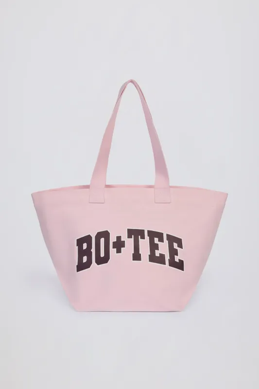 Oversized Tote Bag in Powder Pink sold by Oh Polly