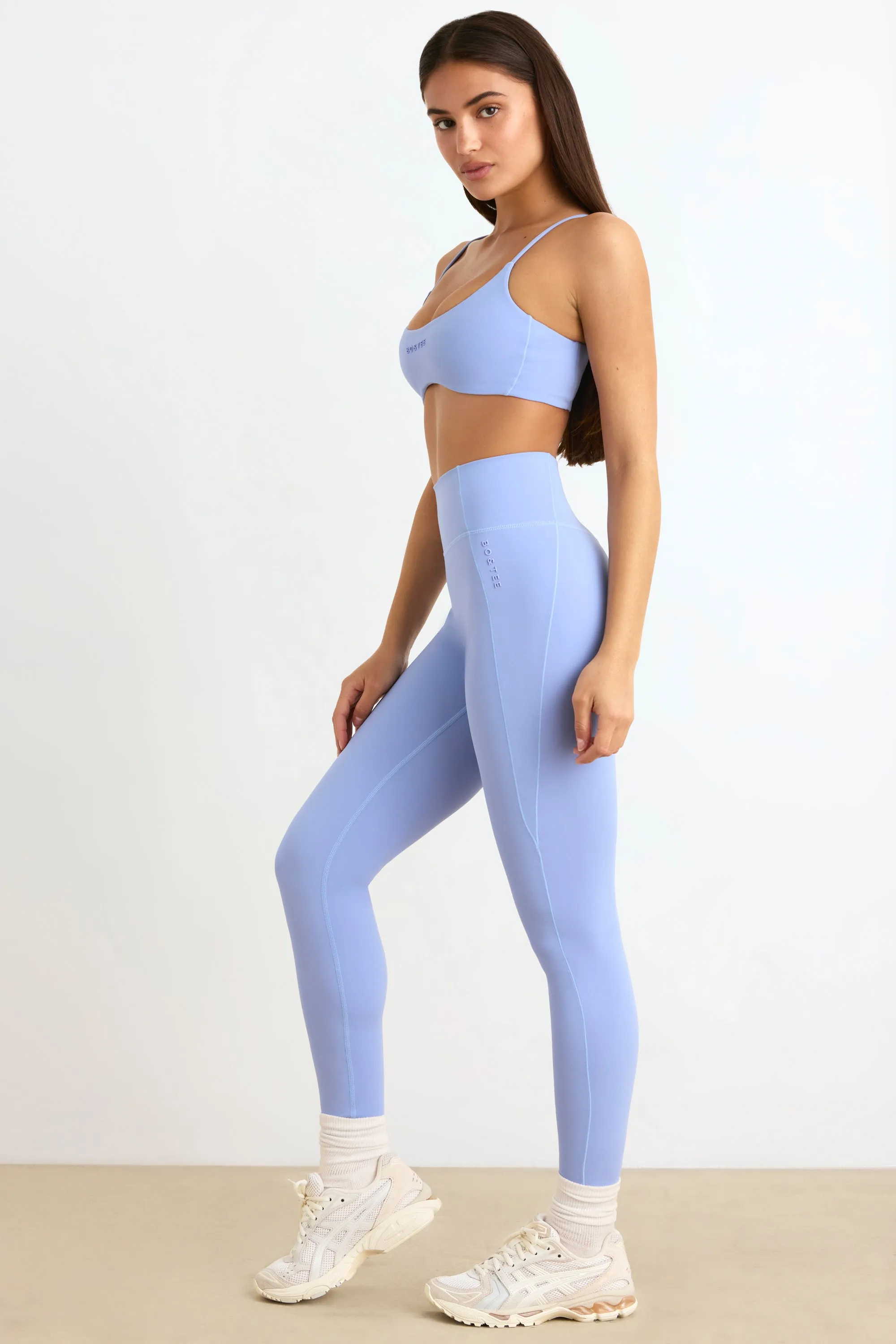 Soft Active High-Waist Leggings in Lavender Blue sold by Oh Polly product image thumbnail 3