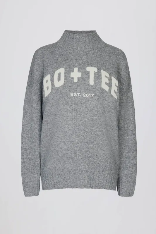 Oversized Knit Jumper in Grey sold by Oh Polly