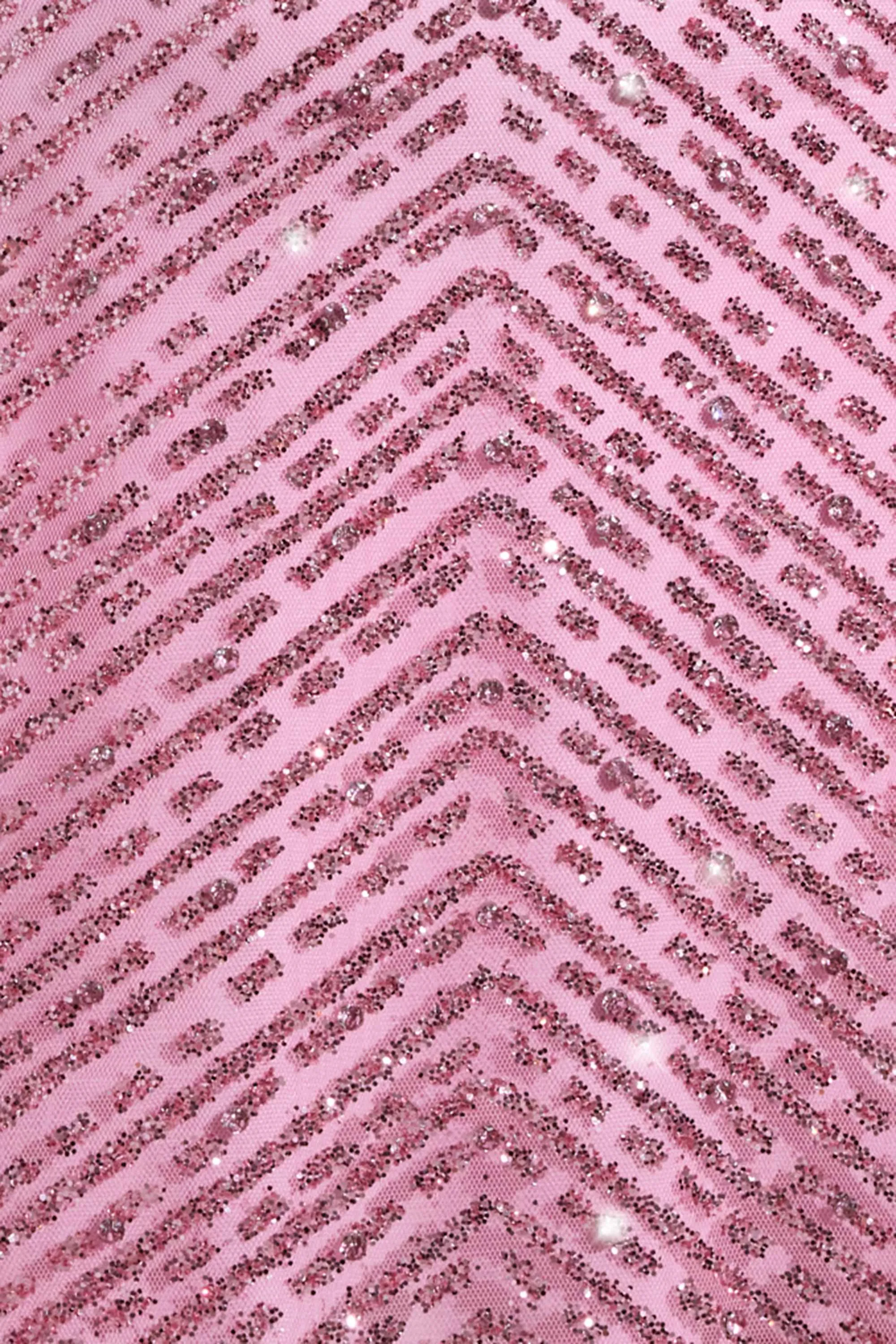 Embellished Low-Rise A-Line Micro Mini Skirt in Pink sold by Oh Polly product image thumbnail 5