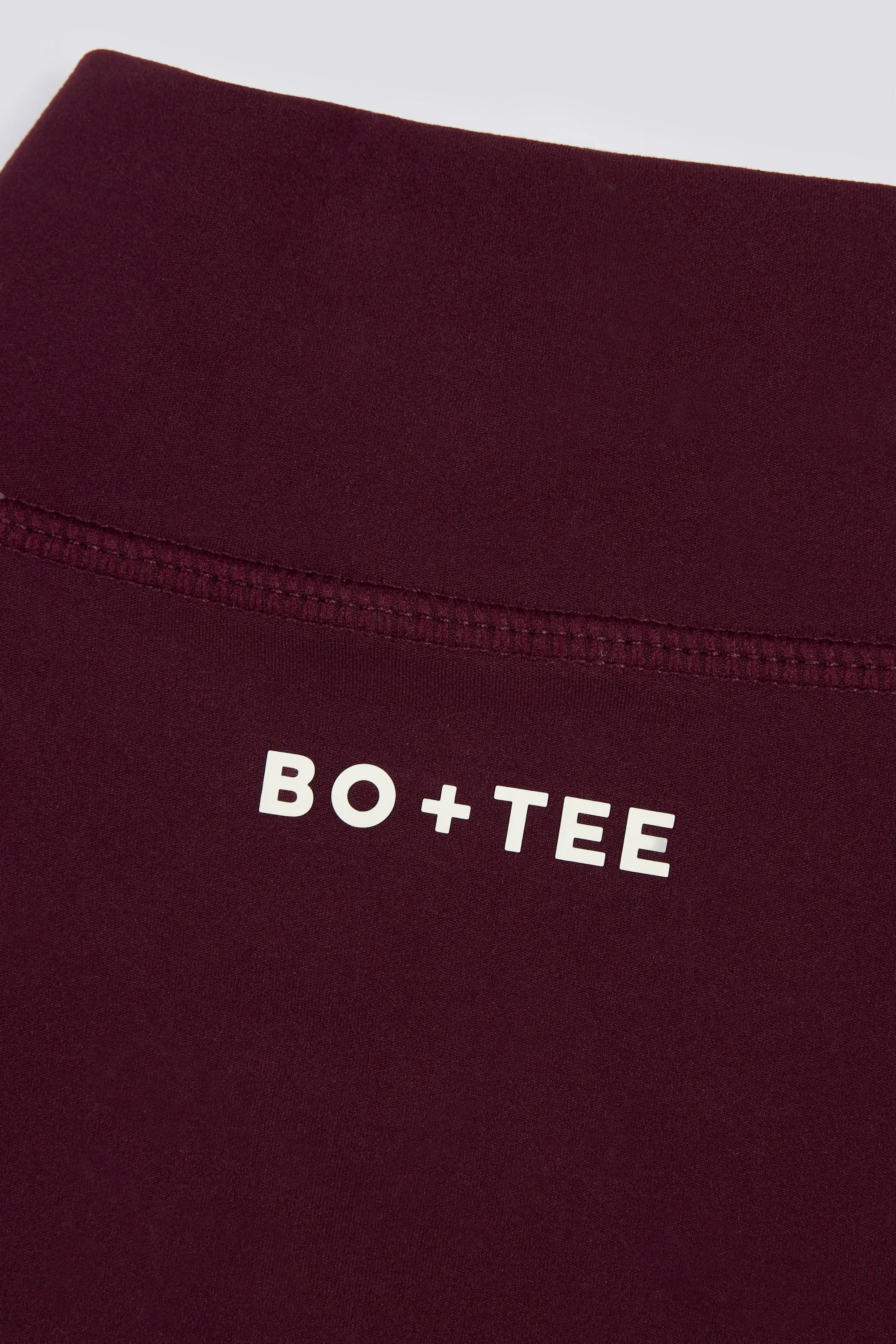 Soft Active Zip-Up Cropped Jacket in Burgundy sold by Oh Polly product image thumbnail 5