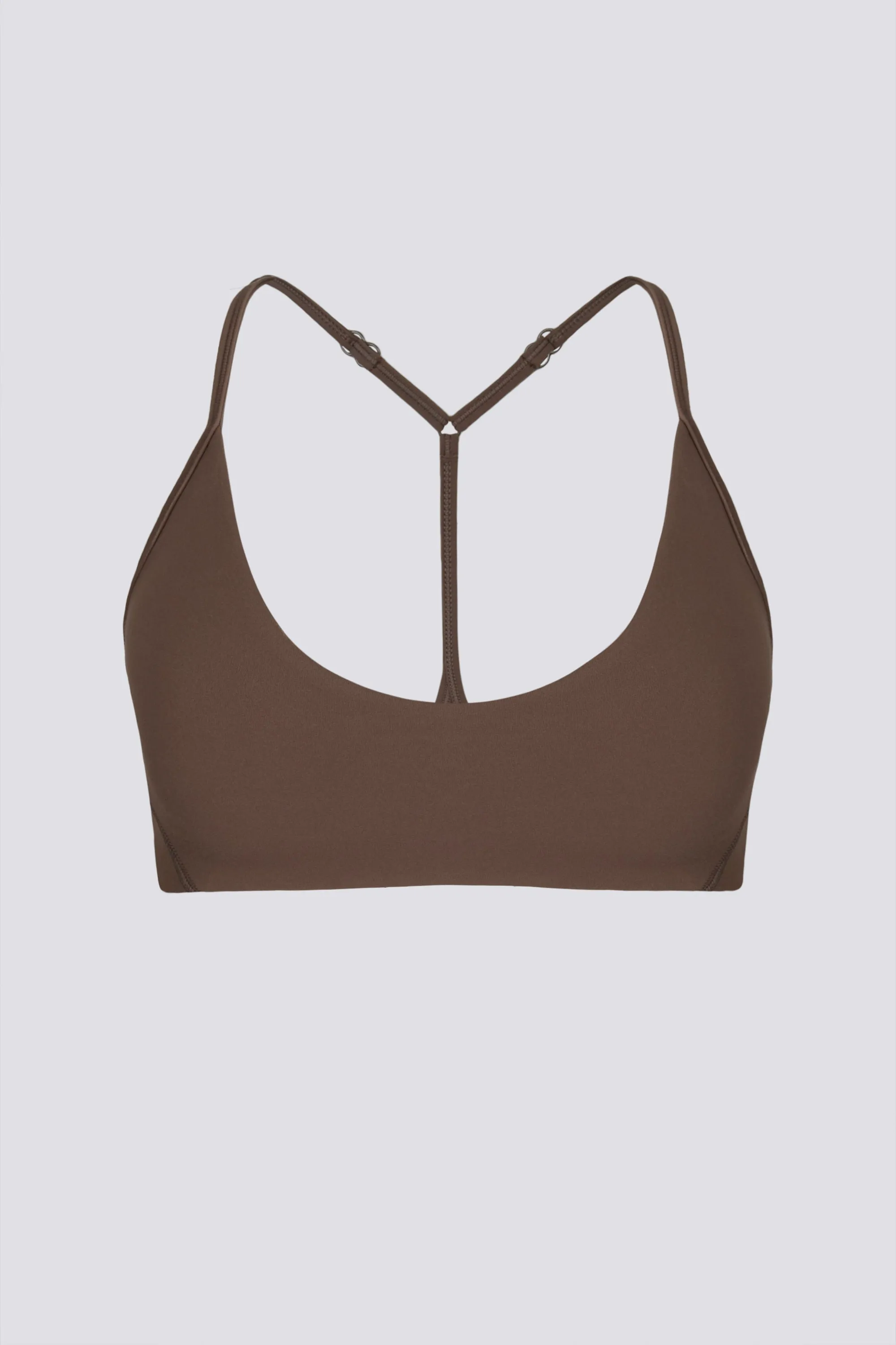 Soft Active Racerback Sports Bra in Cocoa sold by Oh Polly product image thumbnail 2